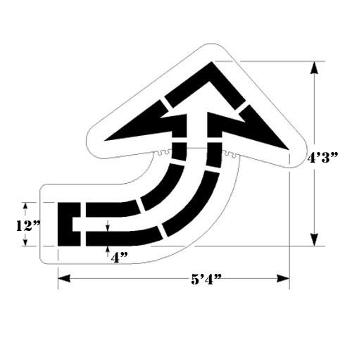 Newstripe Walmart Open Curve Arrow