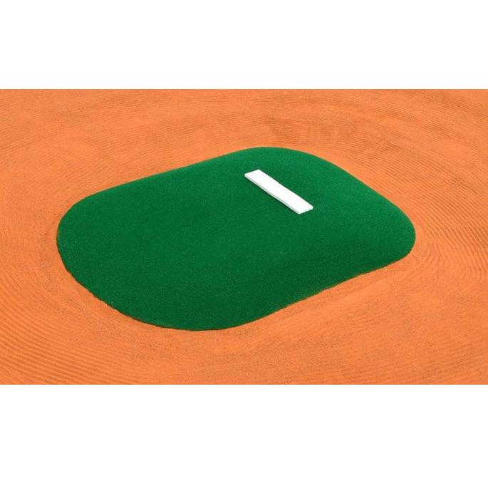 allstar mounds youth pitching mound in green top view