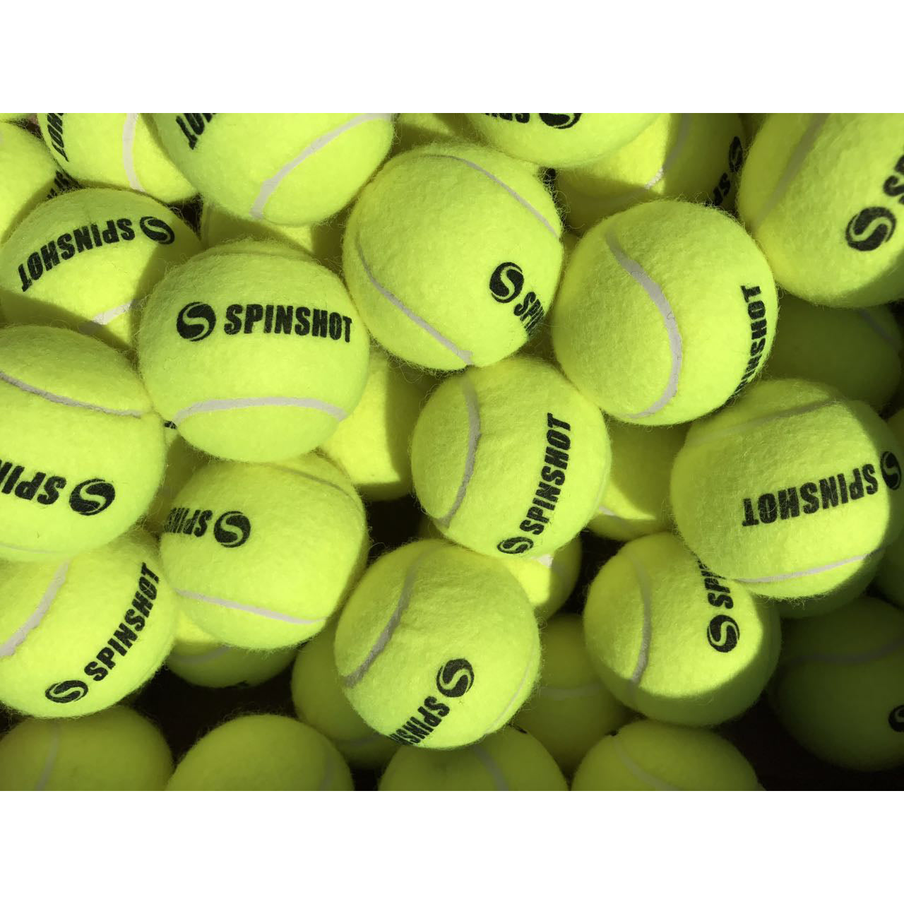 Spinshot Bag of 60 Pressureless Tennis Balls