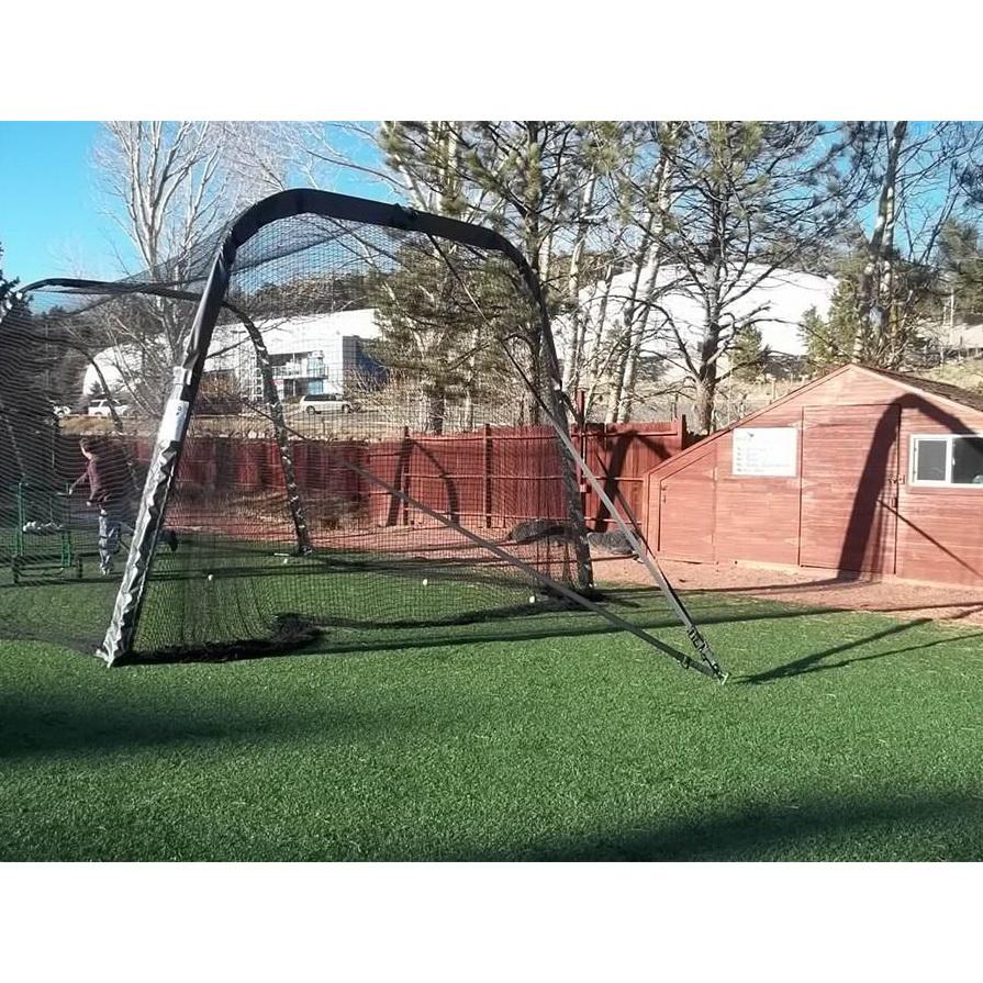 BATCO Indoor and Outdoor Foldable Batting Cage with Net #42 Nylon