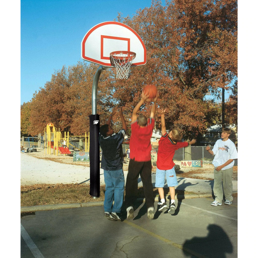 bison 4-1/2 heavy duty 35 1/2 x 54 aluminum fan basketball hoop