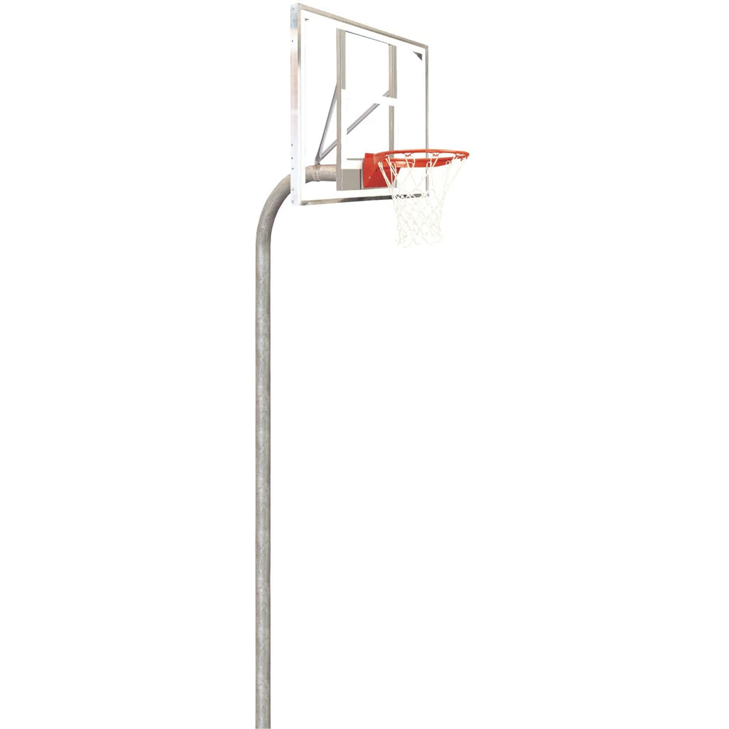 bison 4 1/2 heavy duty 42 x 54 glass basketball hoop