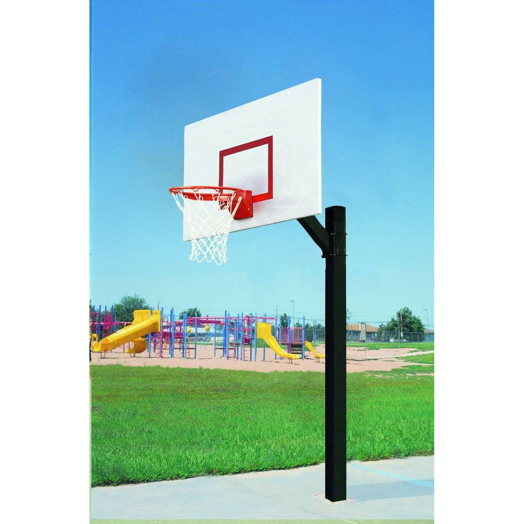 bison 42 x 60 ultimate jr steel playground fixed height basketball hoop
