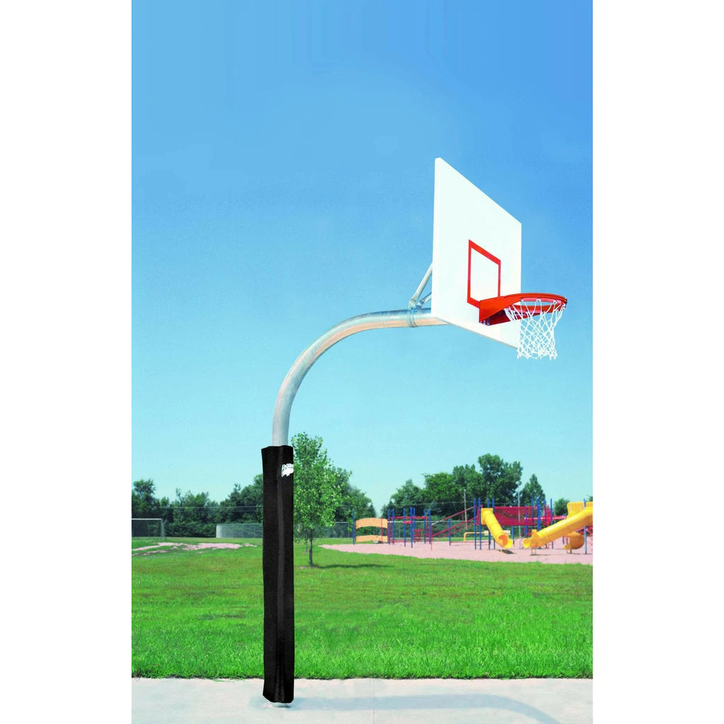 bison 5 9/16 mega duty 42 x 72 steel rectangle basketball hoop