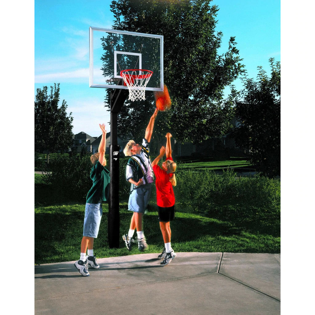 bison all conference qwikchange 4 adjustable basketball hoop 1