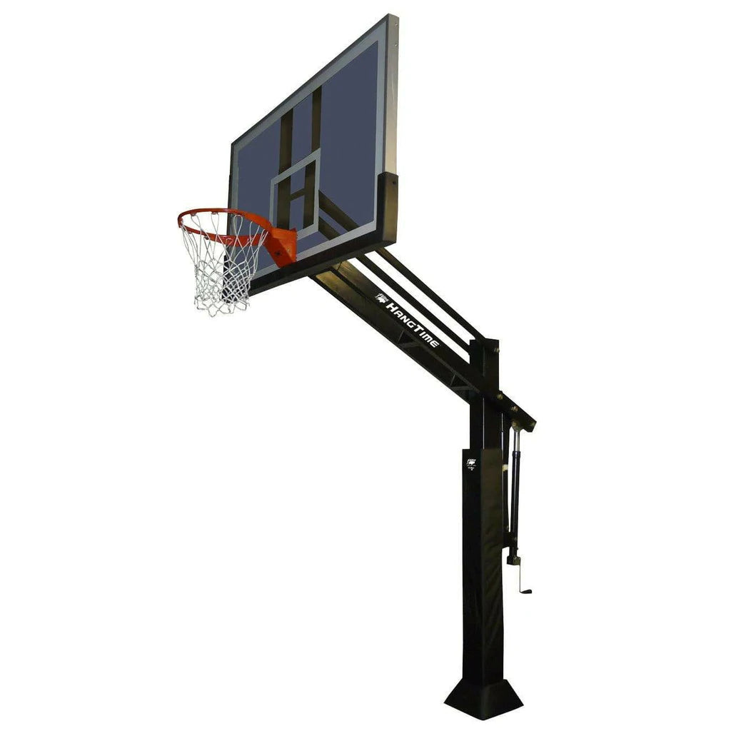 bison hangtime 6 adjustable in ground basketball hoop 1