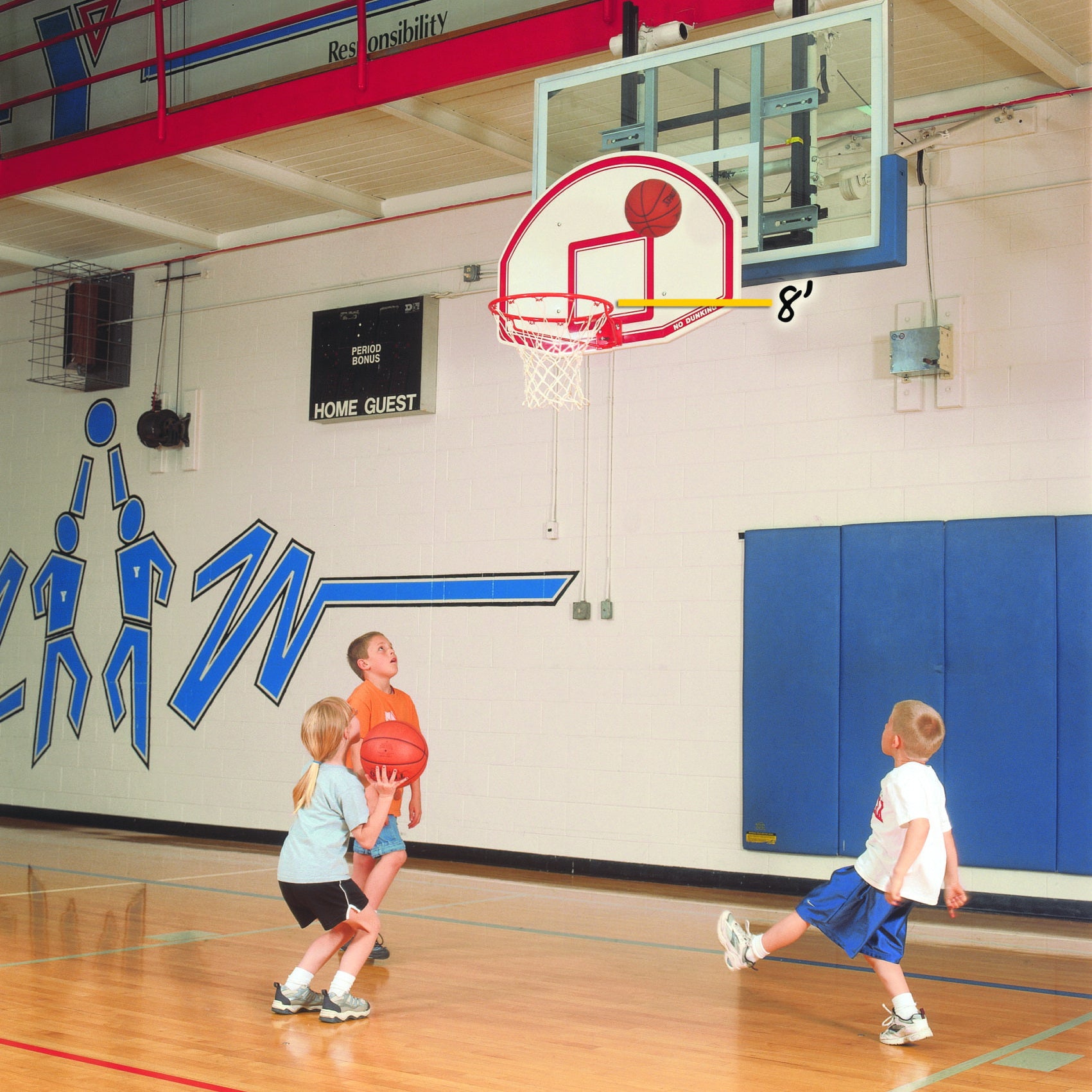 bison inc 6 in 1 easy up youth mini goal 6