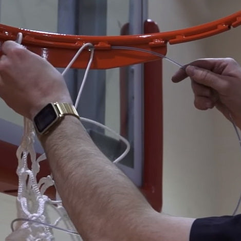 bison inc baseline prep 180 degrees competition breakaway basketball goal 3