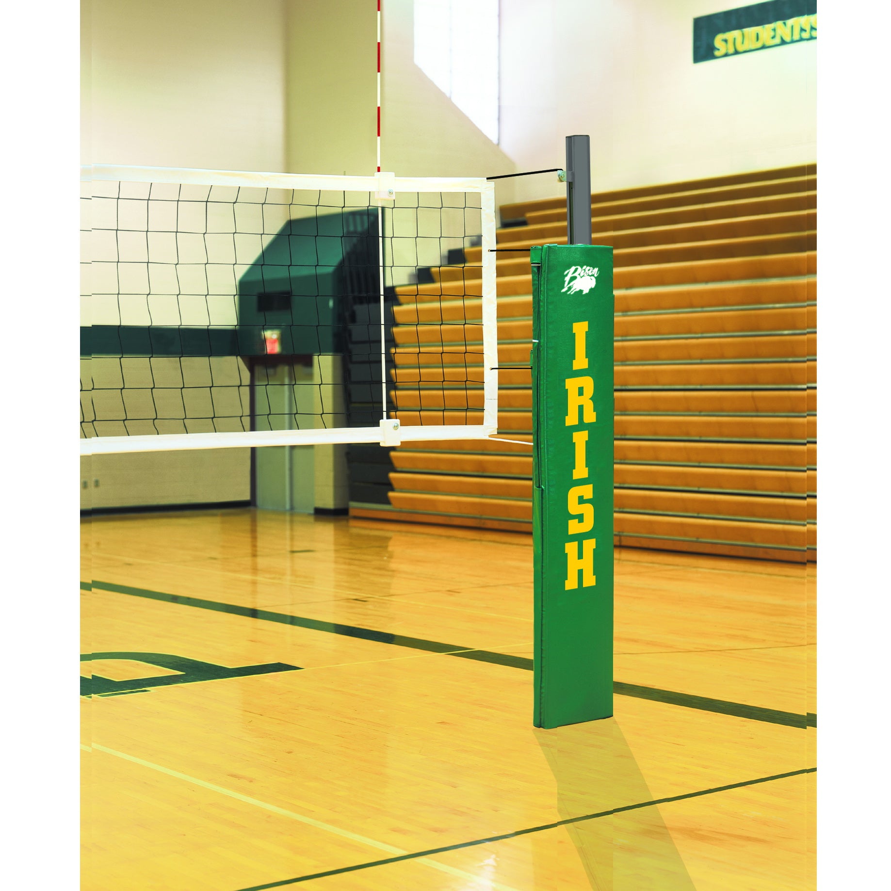 bison inc match point aluminum double court system without sockets 1