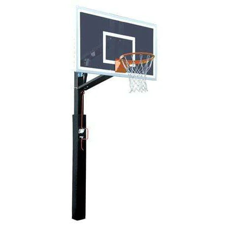 Bison Smoked Lottery Pick ZipCrank 4″ Adjustable Basketball Hoop