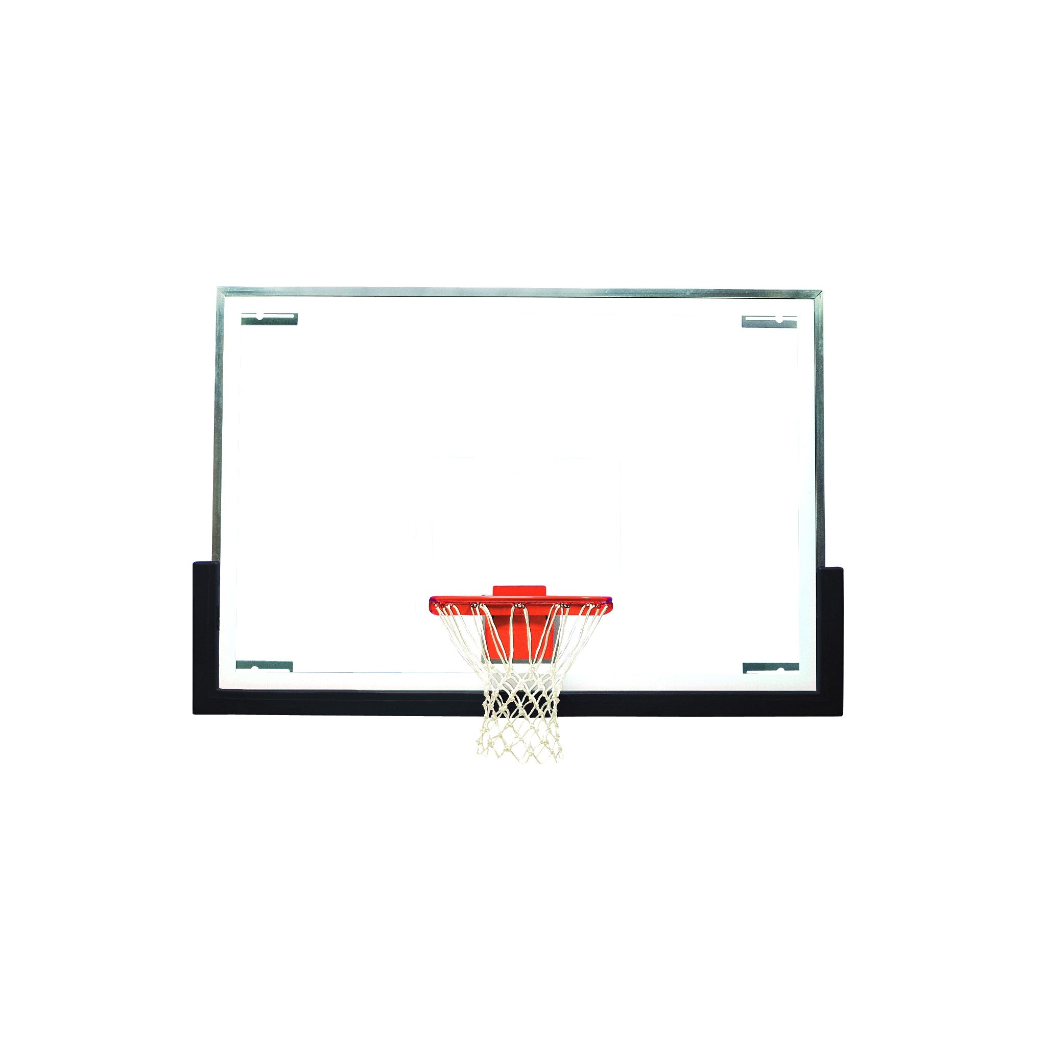 bison sports 48x72 tall glass competition backboard
