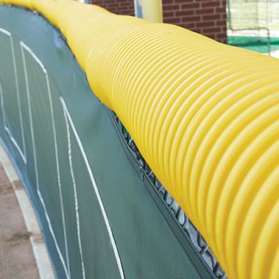 Fence Crown Protective Fence Guard Bright Yellow - 100' - Pitch Pro Direct