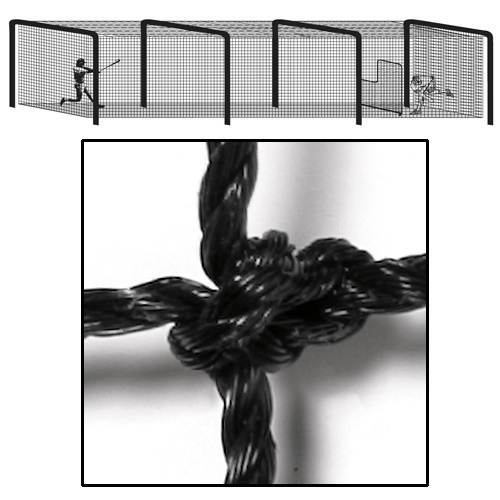 #42 poly batting cage net