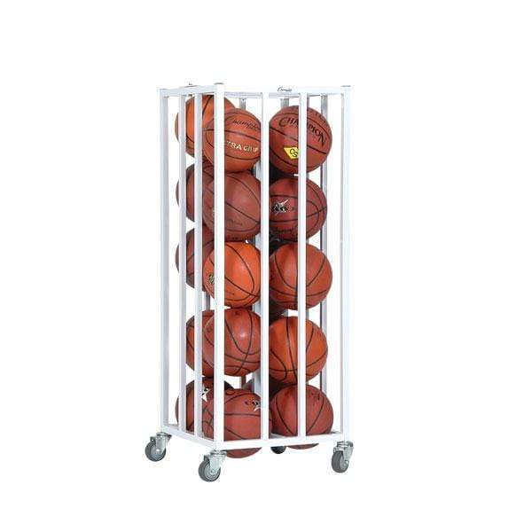 champion sports 20 ball deluxe vertical basketball cage