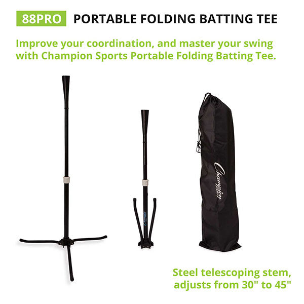 Champion Sports 88Pro Portable Folding Batting Tee