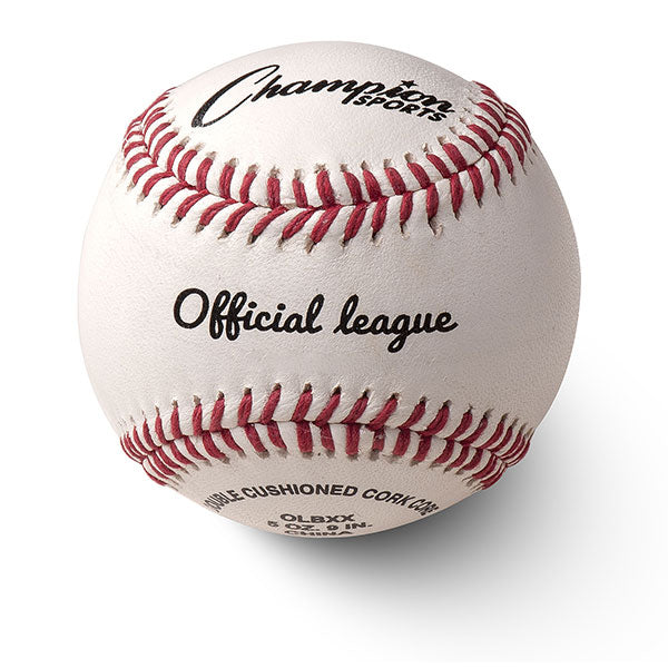 champion sports blem leather cover baseball