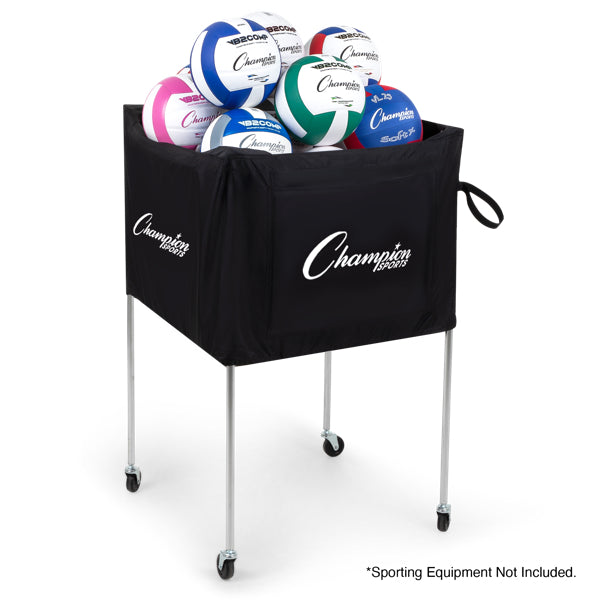 champion sports collapsible volleyball cart