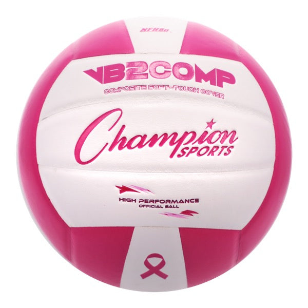 champion sports composite volleyball pink white