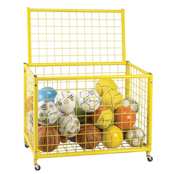 champion sports full size lockable ball storage locker