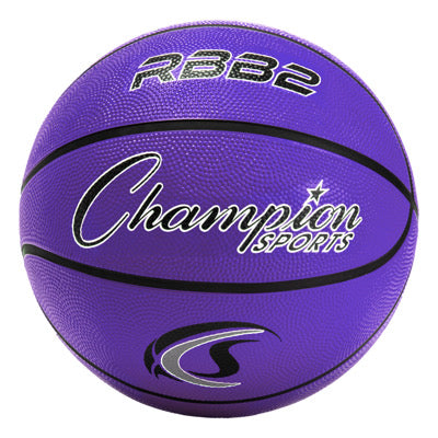 champion sports junior rubber basketball purple