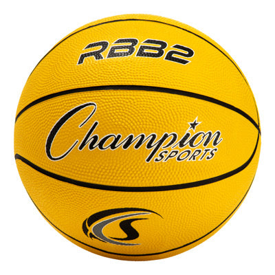 champion sports junior rubber basketball yellow