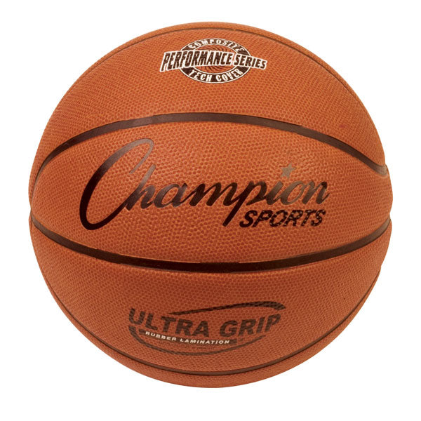 champion sports official size ultra grip basketball