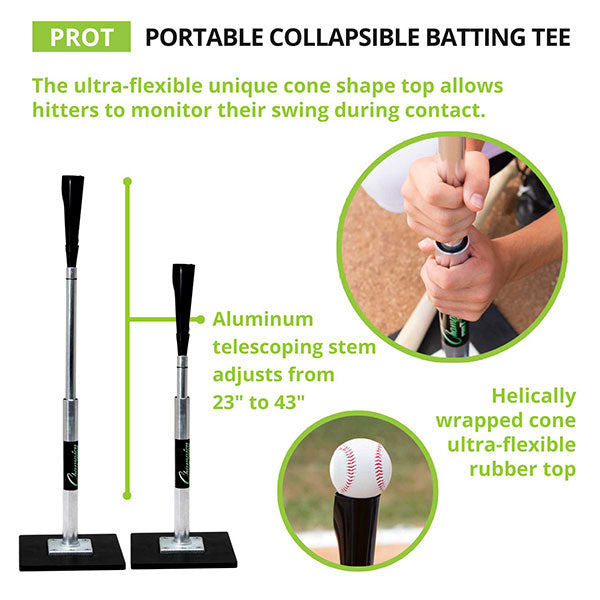 champion sports portable collapsible batting tee info