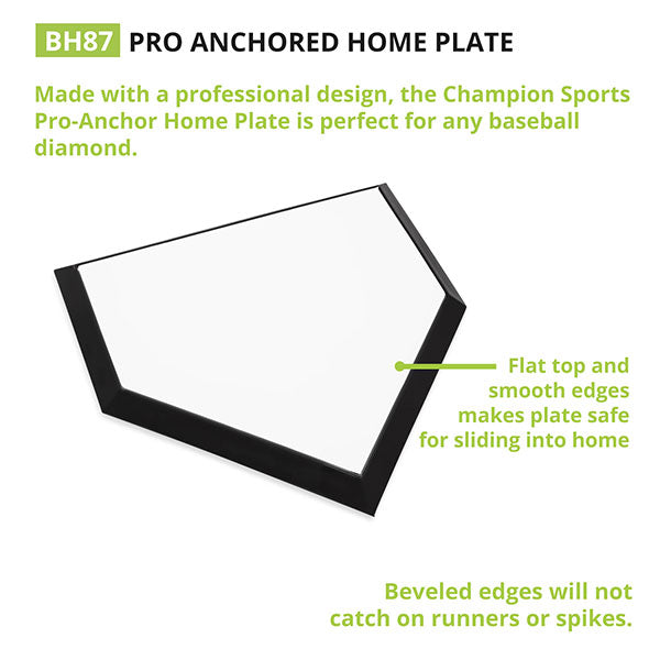 champion sports pro anchored home plate specs