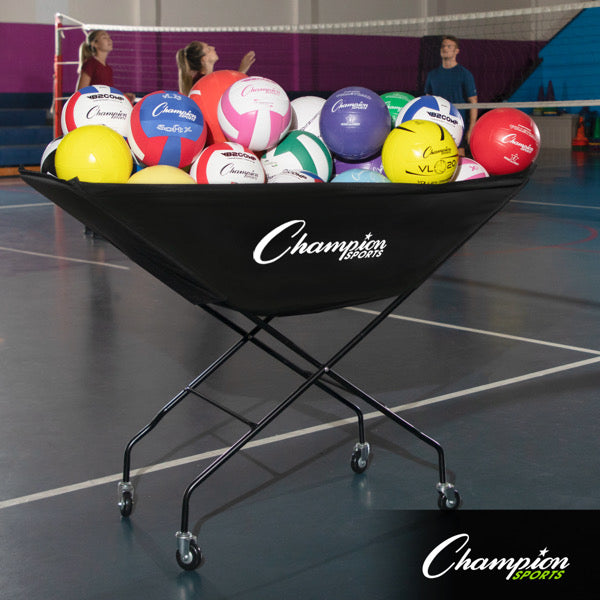 champion sports pro collapsible volleyball cart 6