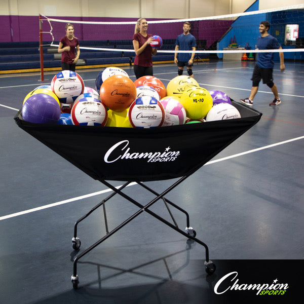 champion sports pro collapsible volleyball cart 9