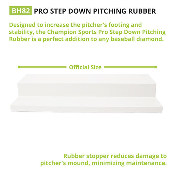 champion sports pro step down pitching rubber info1