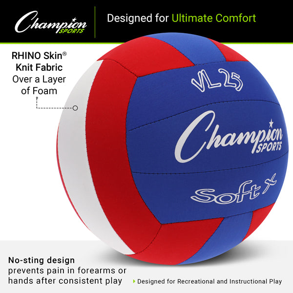 champion sports rhino skin soft x volleyball 3