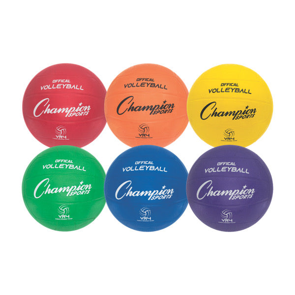 champion sports rubber volleyball set
