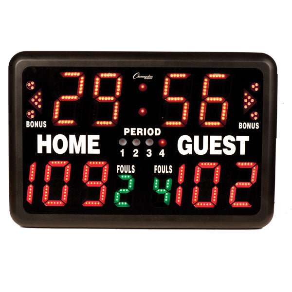champion sports tabletop indoor electronic scoreboard