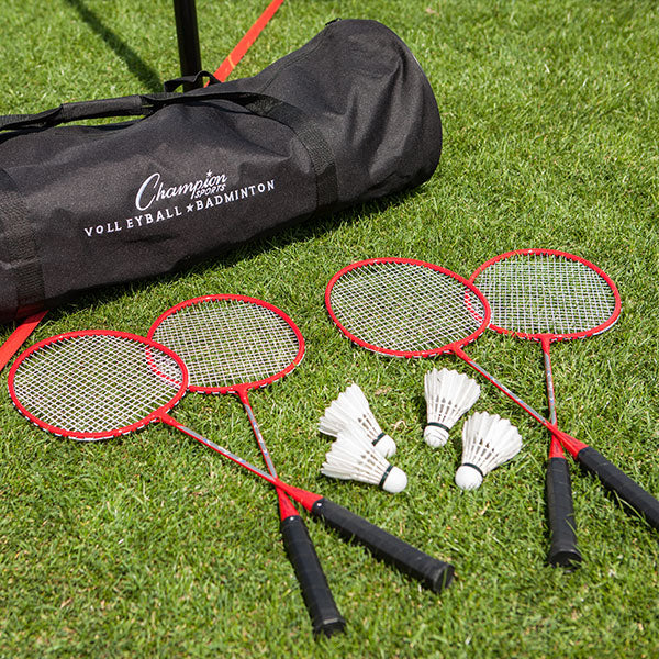 Champion Sports Tournament Series Volleyball/Badminton Set