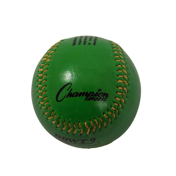 champion sports weighted training baseballs set of 4 green