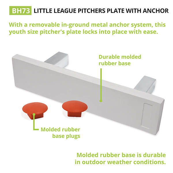 champion sports youth pitchers plate with anchor info2