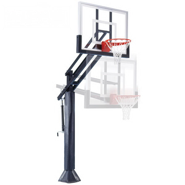 First Team Attack™ In Ground Adjustable Basketball Goal
