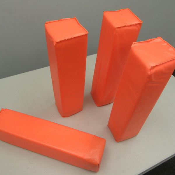 first team bright orange end zone markers 2