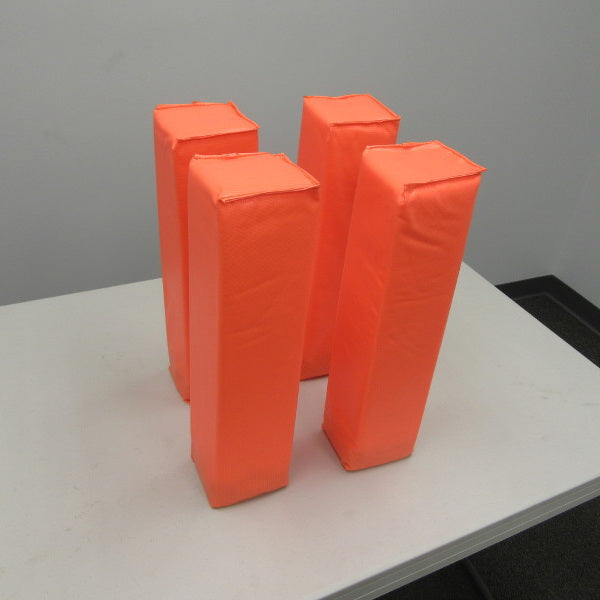 first team bright orange end zone markers 3