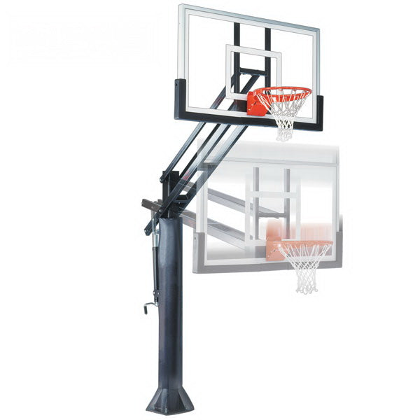 First Team Force™ In Ground Adjustable Basketball Goal