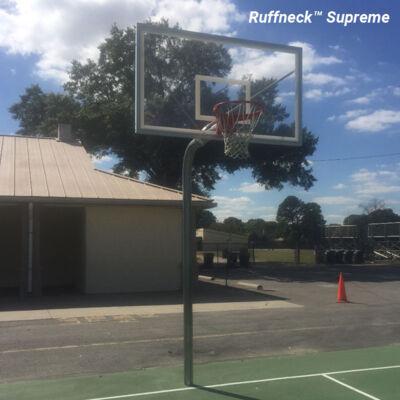 first team ruffneck fixed height in ground basketball goal 6