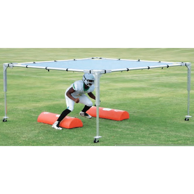fisher 48l x 8h x 16w half round stand up football dummy sample2