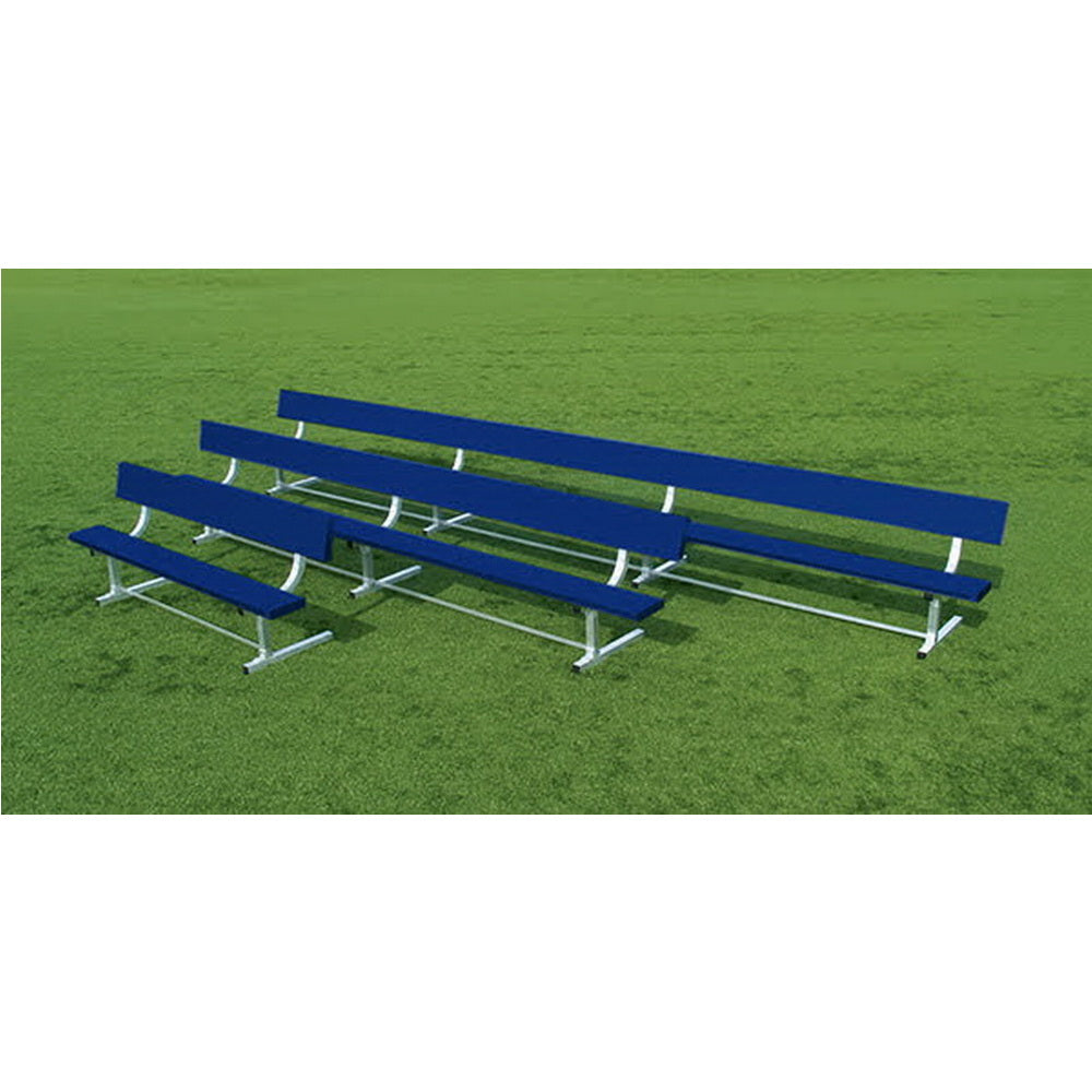 fisher athletic coated bench with backrest