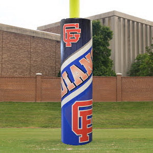 fisher athletic elite goal post pad 