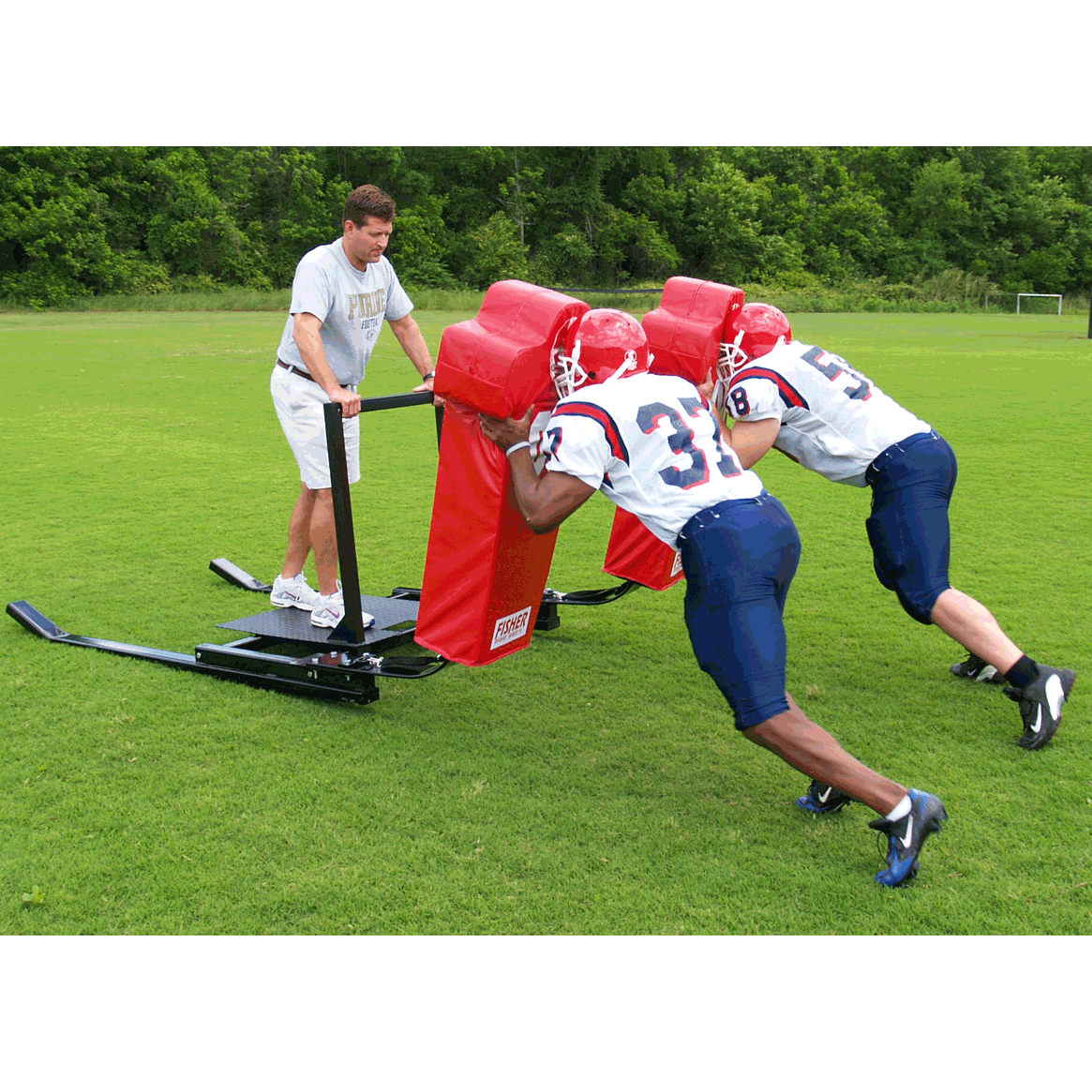 Fisher 7 Man Brute Blocking Sled - Pitch Pro Direct