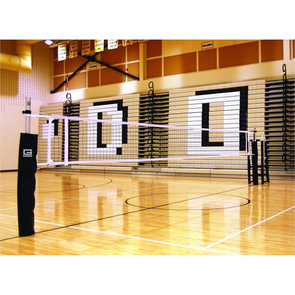 gared 3 1 2 od rallyline scholastic multi sport one court volleyball system
