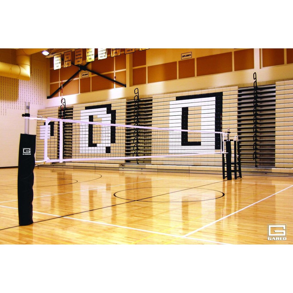 gared 3 1 2 od rallyline scholastic telescopic one court volleyball system 1