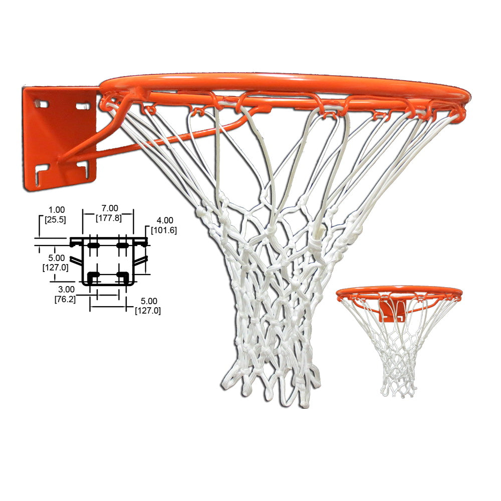 gared Institutional fixed basketball rim