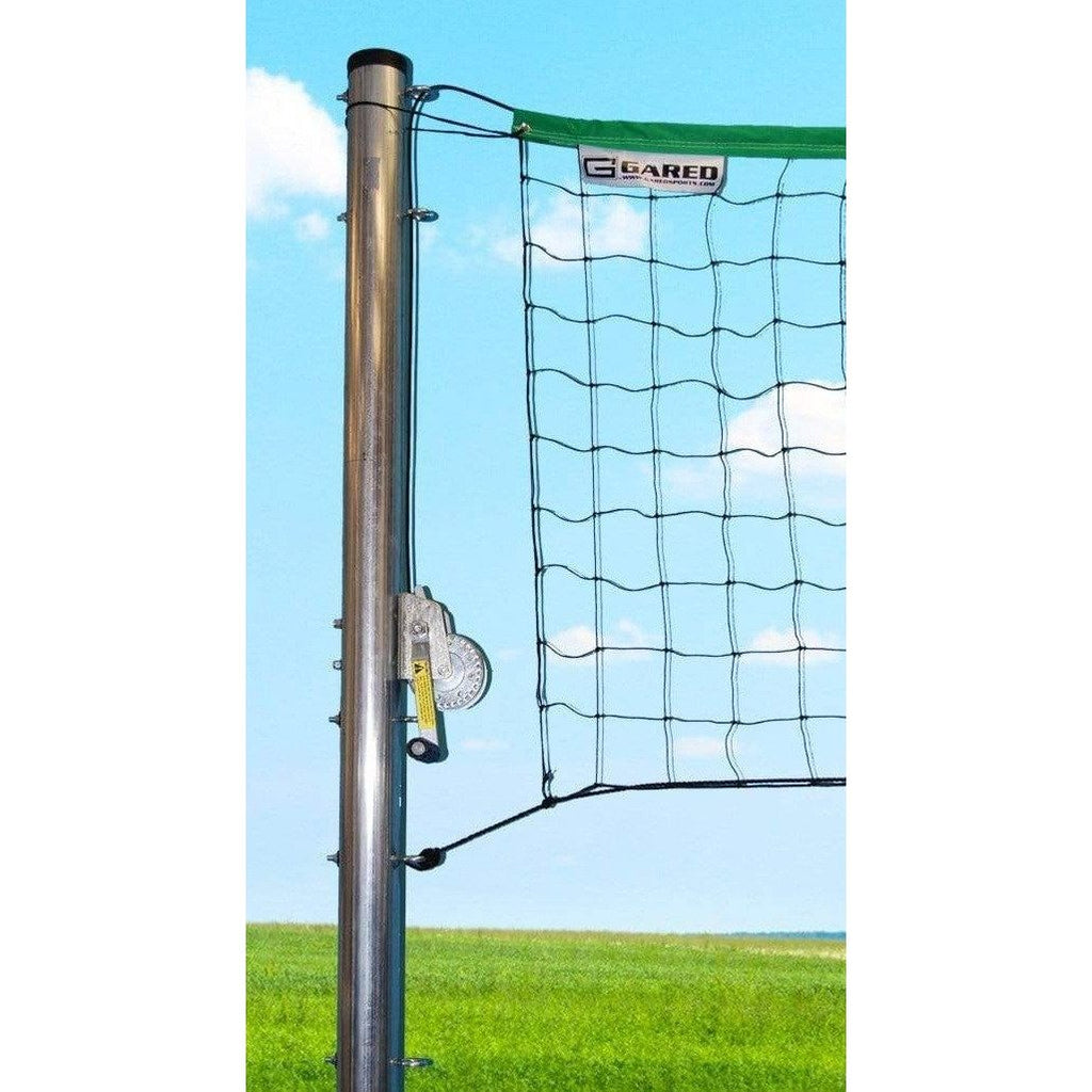 gared sports 3 1 2 o d sideout steel outdoor volleyball net system
